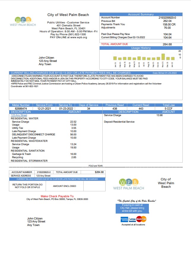  Minol USA business utility bill 